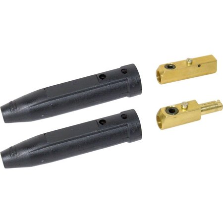 POWERWELD Tweco Style Cable Connector Set, #4 to #1 Cable (9425-1100) 1MBP